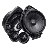 OP-165 | Kit Composants 2 Voies 16,5 cm | 2 x 70 W RMS | Filtres Inline