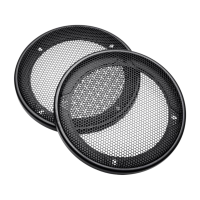 G130 | Speakergrilles 130mm | Metalen Bescherming | Set van 2