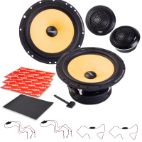 BlackAir Audio & Comfort Mat Dämm-Set | 6,5”-Komponentensystem + Dämmung