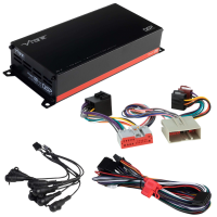 POWERBOX65.4-8MDSP-V3 + TAK-021 | Plug & Play DSP Verstärker | u. a. Ford 00er