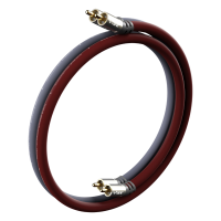 CVENRCA1M-V5 | 1 Meter RCA Kabel | OFC | Triple Shielding | Haakse Connectoren