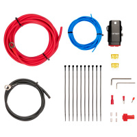 V6 | Kit Câbles Ampli | 10 AWG / 6 mm² 60A | 100% Cuivre