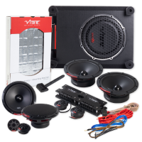 Pack HP + Sub | BA10ASQ-V4 | SLICK6SQC + SLICK6C | Amort. | Kit Câbles | Contrôle