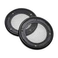 G100 | Speakergrilles 100mm | Metalen Bescherming | Set van 2