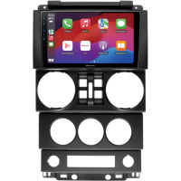SPH-PF97BT met Jeep Wrangler 2007 4 puertas Montageframe