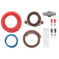 V20 | Kit Câbles Ampli | 4 AWG / 20 mm² 80A | CCA