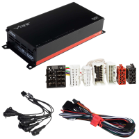 POWERBOX65.4-8MDSP-V3 + TAK-091 | Plug & Play DSP Verstärker | Verschiedene Automarken