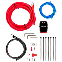 V20 | Kit Câbles Ampli | 4 AWG / 20 mm² 80A | 100% Cuivre