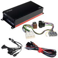 POWERBOX65.4-8MDSP-V3 + TAK-061 | Plug & Play DSP Verstärker | u. a. Toyota 1991-heute