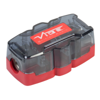 CLFD-V7 | 2-Weg Distributieblok | ANL & Mini-ANL | 0/4/8 AWG | Nikkel Afwerking