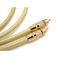 Premium 7,5 mm RCA-Kabel | Mit Kevlar-Verstärkung und Kupfer | 2 Meter