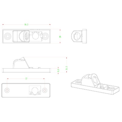 Afbeelding van Achteruitrijcamera Handgreep passend f Chevrolet/Opel diverse
