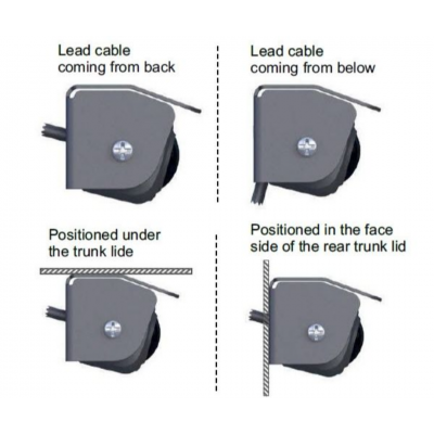 Afbeelding van CAM-Q181 | Mini Camera | 210° Groothoek | NTSC | 12V/24V | IP69K
