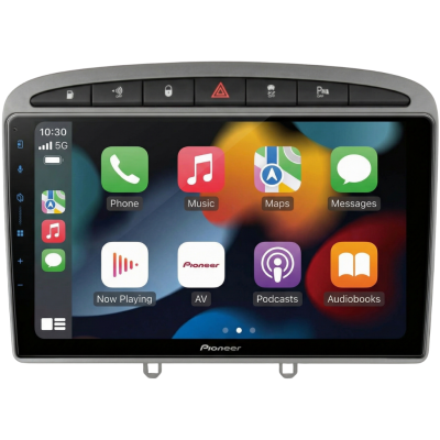 SPH-PF97BT met Peugeot 308 2008 Montageframe Foto van SPH-PF97BT met Peugeot 308 2008 Montageframe