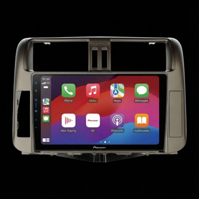 SPH-PF97BT met Toyota Land Cruiser 2010 TNS510 Montageframe Foto van SPH-PF97BT met Toyota Land Cruiser 2010 TNS510 Montageframe