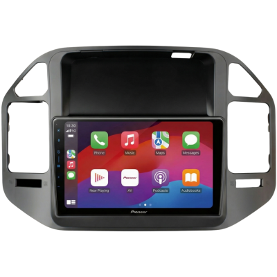 SPH-PF97BT met Mitsubishi Montero 2000 Montageframe Foto van SPH-PF97BT met Mitsubishi Montero 2000 Montageframe