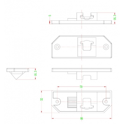Bild von Rückfahrkamera Griffleiste passend f Ford Focus,Mondeo,C-Max - LED kw