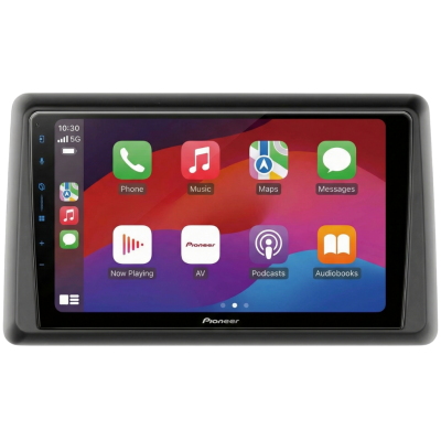 SPH-PF97BT met Renault Express 2021 Montageframe Foto van SPH-PF97BT met Renault Express 2021 Montageframe