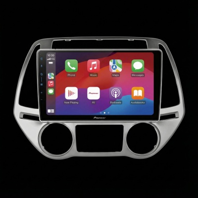 SPH-PF97BT met Hyundai I20 2012 Climatizador Montageframe Foto van SPH-PF97BT met Hyundai I20 2012 Climatizador Montageframe