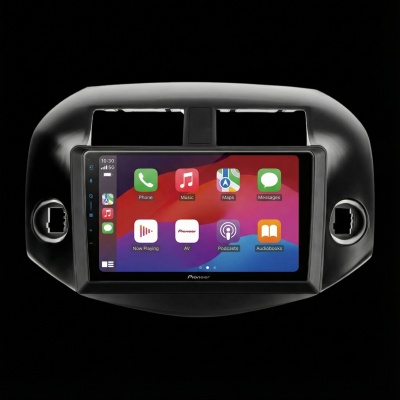 SPH-PF97BT met Toyota RAV4 2006 Montageframe Foto van SPH-PF97BT met Toyota RAV4 2006 Montageframe