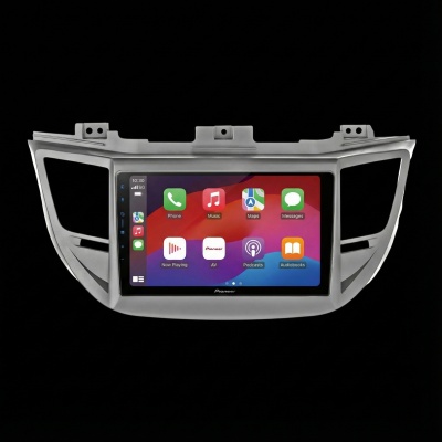 SPH-PF97BT met Hyundai Tucson 2015 24+18 pins Montageframe Foto van SPH-PF97BT met Hyundai Tucson 2015 24+18 pins Montageframe