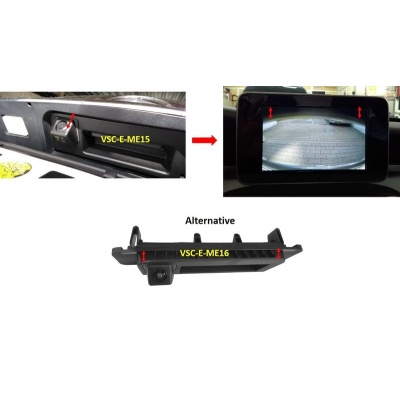 Afbeelding van Achteruitrijcamera Handgreep passend voor Mercedes C/CLA/E/S/SLC/SLK