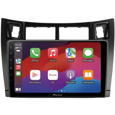 SPH-PF97BT met Toyota Yaris 2006 Montageframe Foto van SPH-PF97BT met Toyota Yaris 2006 Montageframe