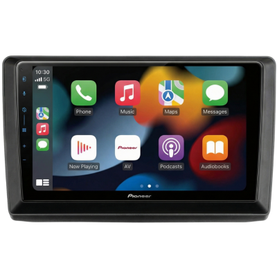 SPH-PF97BT met Renault Trafic 2001 Montageframe Foto van SPH-PF97BT met Renault Trafic 2001 Montageframe