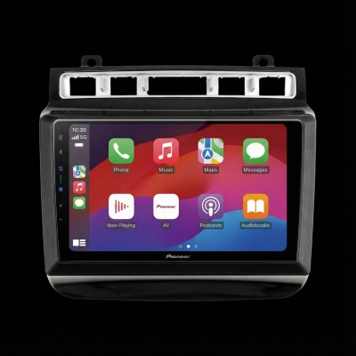 SPH-PF97BT met Volkswagen Touareg 2010 Montageframe Foto van SPH-PF97BT met Volkswagen Touareg 2010 Montageframe