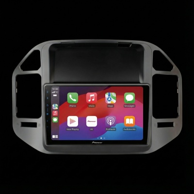 SPH-PF97BT met Mitsubishi Montero 2000 Montageframe Foto van SPH-PF97BT met Mitsubishi Montero 2000 Montageframe