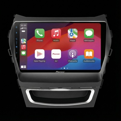 SPH-PF97BT met Hyundai Santa Fe 2012 Montageframe Foto van SPH-PF97BT met Hyundai Santa Fe 2012 Montageframe