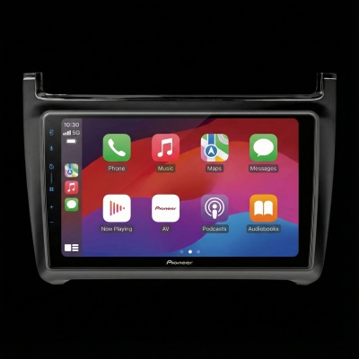 SPH-PF97BT met Volkswagen Polo V 52 pins Montageframe Foto van SPH-PF97BT met Volkswagen Polo V 52 pins Montageframe