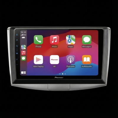 SPH-PF97BT met Volkswagen Passat 2005 Montageframe Foto van SPH-PF97BT met Volkswagen Passat 2005 Montageframe