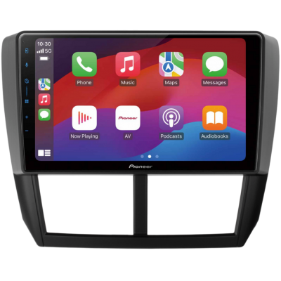 SPH-PF97BT met Subaru Forester 2008 Montageframe Foto van SPH-PF97BT met Subaru Forester 2008 Montageframe