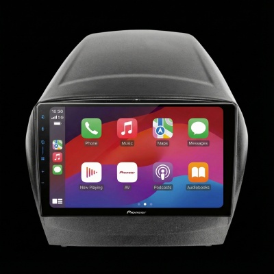 SPH-PF97BT met Hyundai iX35 2010 Montageframe Foto van SPH-PF97BT met Hyundai iX35 2010 Montageframe