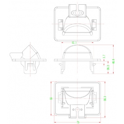 Bild von Rückfahrkamera Griffleiste passend f Mazda 5 2005-2010