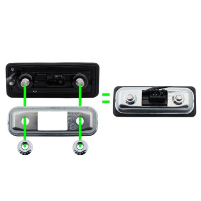 Afbeelding van Achteruitrijcamera Handgreep geschikt voor Skoda diverse - 05/2012-06/2015