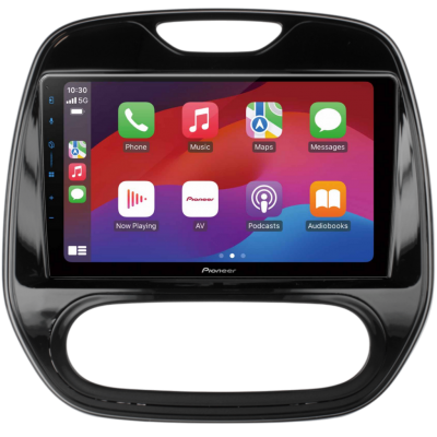 SPH-PF97BT met Renault Captur 2013 Manual Montageframe Foto van SPH-PF97BT met Renault Captur 2013 Manual Montageframe