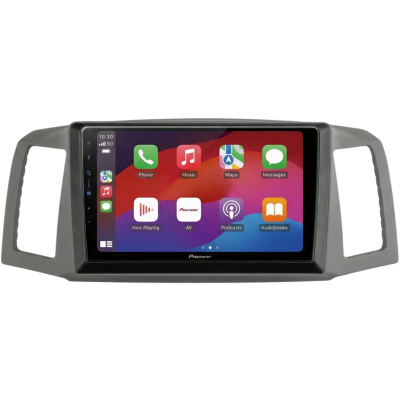 SPH-PF97BT met Jeep Grand Cherokee 2005 Montageframe Foto van SPH-PF97BT met Jeep Grand Cherokee 2005 Montageframe