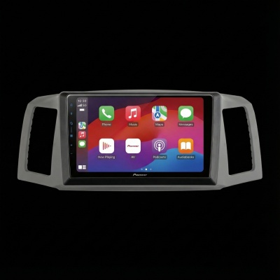 SPH-PF97BT met Jeep Grand Cherokee 2005 Montageframe Foto van SPH-PF97BT met Jeep Grand Cherokee 2005 Montageframe