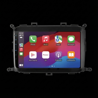 SPH-PF97BT met Kia Carens 2014 35+38 pins Montageframe Foto van SPH-PF97BT met Kia Carens 2014 35+38 pins Montageframe