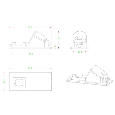 Bild von Rückfahrkamera Griffleiste passend f Fiat Freemont 2012-