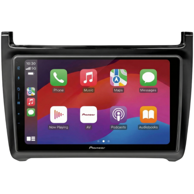 SPH-PF97BT met Volkswagen Polo V 52 pins Montageframe Foto van SPH-PF97BT met Volkswagen Polo V 52 pins Montageframe