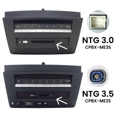 Bild von CPBX-ME3S | Premium CarPlay Box | Mercedes 2003 - 2009 | NTG3