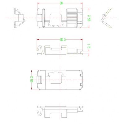 Afbeelding van Achteruitrijcamera Handgreep geschikt voor Ford Focus2,Mondeo,S-Max -LED ww