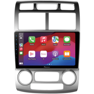 SPH-PF97BT met Kia Sportage 2005 Montageframe Foto van SPH-PF97BT met Kia Sportage 2005 Montageframe