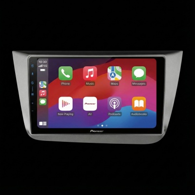 SPH-PF97BT met Seat Altea 2004 Montageframe Foto van SPH-PF97BT met Seat Altea 2004 Montageframe