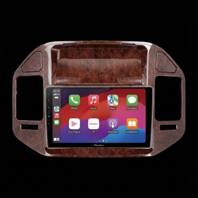 SPH-PF97BT met Mitsubishi Montero 2000 Montageframe Foto van SPH-PF97BT met Mitsubishi Montero 2000 Montageframe