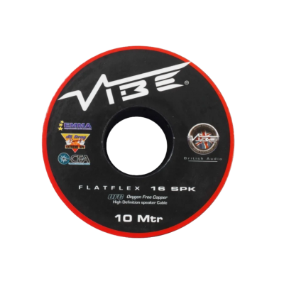 Bild von FLATFLEX16SPK10M | 16 AWG Flaches Lautsprecherkabel | 10 Meter | OFC | Silikonmantel