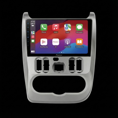 SPH-PF97BT met Dacia Duster 2010 Montageframe Foto van SPH-PF97BT met Dacia Duster 2010 Montageframe